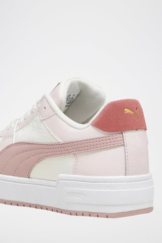 Sneakers en cuir CA Pro Classic Blanc et rose