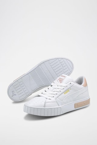 Sneakers Cali Star Blanc et rose