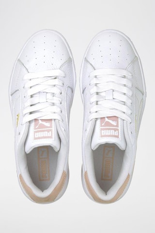 Sneakers Cali Star Blanc et rose