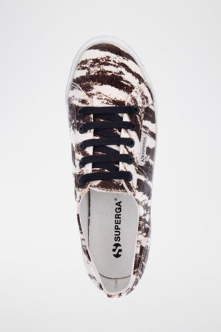 Sneakers en cuir 2730-LEAHORSEW - Marron et beige