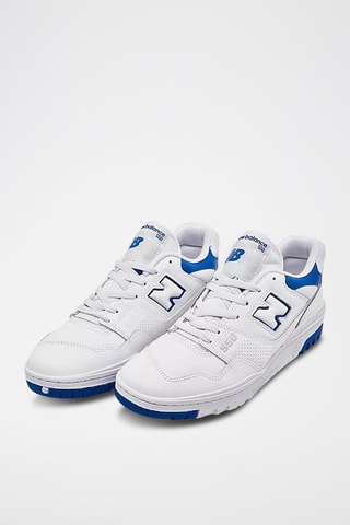 Baskets en cuir 550 - Blanc et bleu