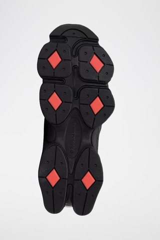 Baskets cuir 9060 - Noir et rouge