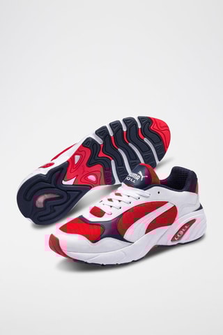 Sneakers Viper Running-Blanc et rouge