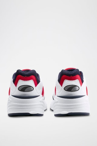 Sneakers Viper Running-Blanc et rouge