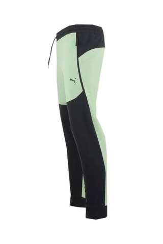 Pantalon de survêtement ajusté Puma - Vert clair et noir