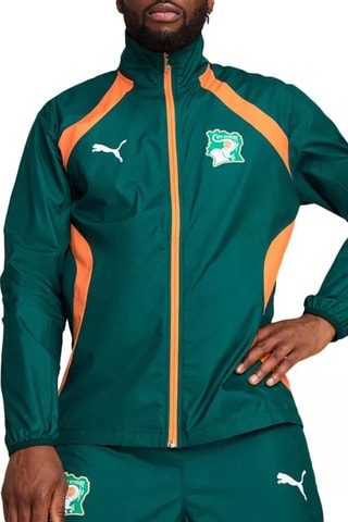 Veste de survêtement Prematch FIF - Vert foncé