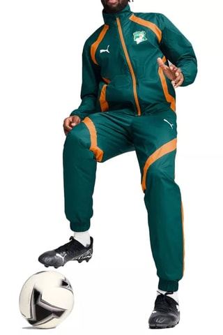 Veste de survêtement Prematch FIF - Vert foncé