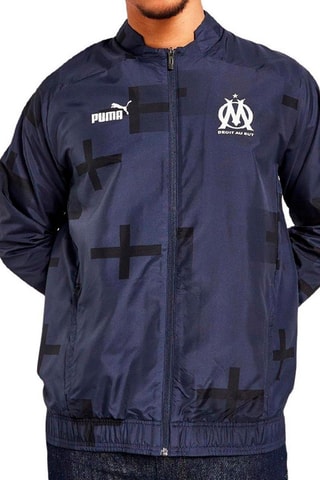 Veste de survêtement Pré-match OM - Bleu marine