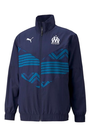 Veste de survêtement Puma OM Prematch - Bleu foncé