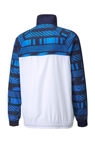 Veste de survêtement Puma OM FTBL Heritage - Blanc et bleu