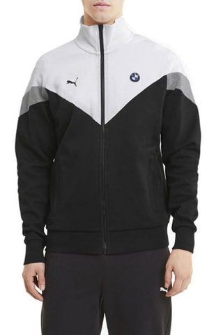 Veste de survêtement BMW M Motorsport MCS Full Zip - Noir et blanc