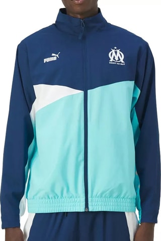 Veste de survêtement Olympique de Marseille - Turquoise