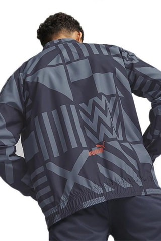 Veste de survêtement Prematch OM - Gris