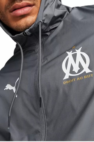 Veste Olympique de Marseille Gris et blanc