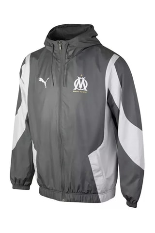 Veste Olympique de Marseille Gris et blanc