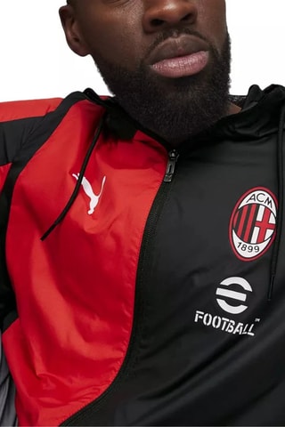 Veste de survêtement Club de Football AC Milan - Noir et rouge