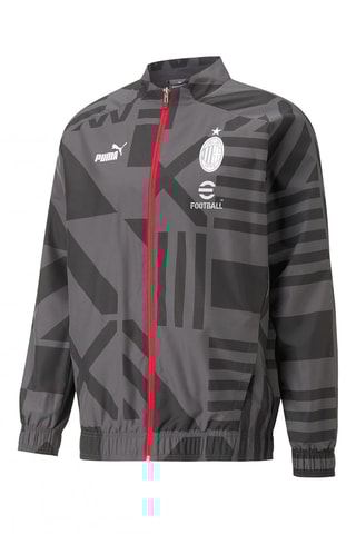 Veste de survêtement Prematch AC Milan - Gris