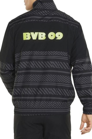 Veste de survêtement Puma Borussia Dortmund Prematch - Noir et gris