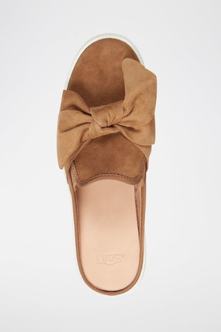 Mules en nubuck Luci Bow Camel