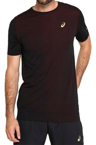 T-shirt Gel Cool SS Noir et bordeaux