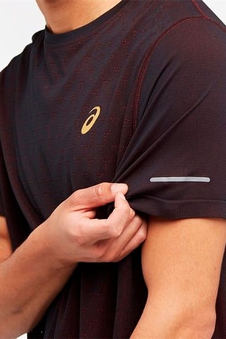 T-shirt Gel Cool SS Noir et bordeaux