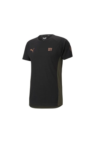 T-shirt Manchester Noir et cuivré