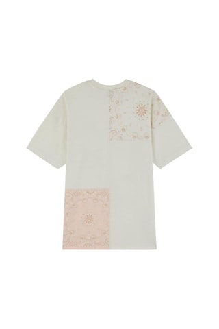 T-shirt Paislay - Ecru et beige