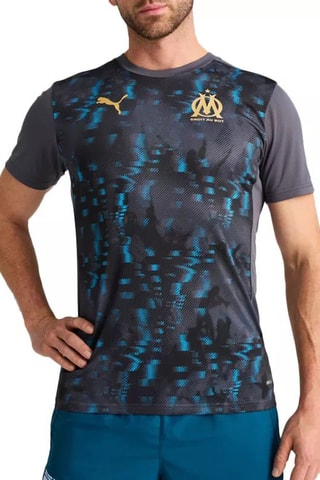 Maillot de football prématch Olympique de Marseille - Gris et bleu