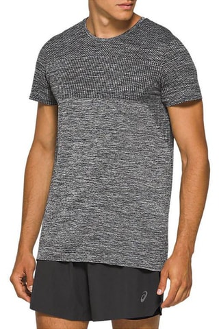 T-shirt Race Seamless Gris