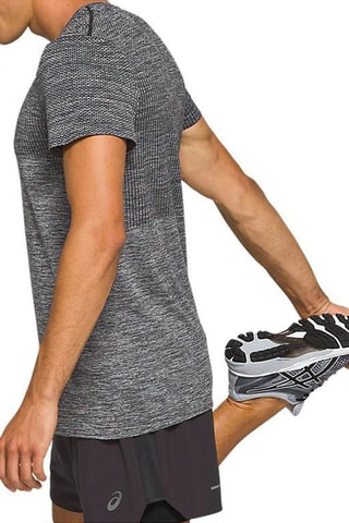 T-shirt Race Seamless Gris