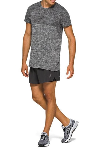 T-shirt Race Seamless Gris