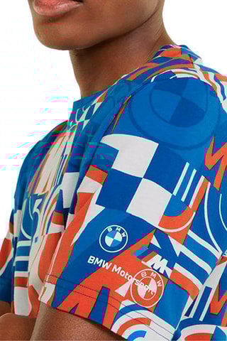 T-shirt BMW MMS AOP - 
Bleu et rouge
