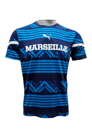 T-shirt Marseille Prematch - 
Bleu
