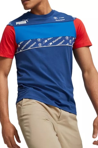 T-shirt Puma BMW MMS SDS Bleu et rouge