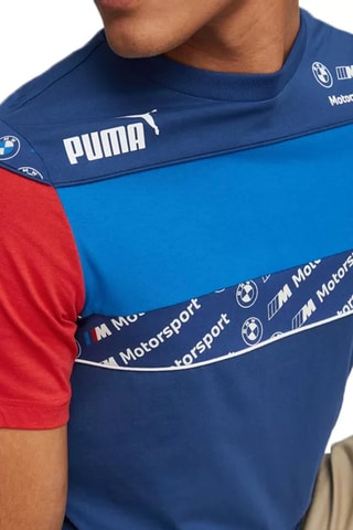 T-shirt Puma BMW MMS SDS Bleu et rouge