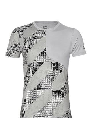 T-shirt Lite Show SS Top Gris et noir