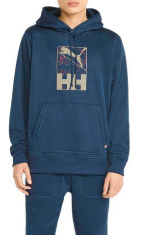 Sweat à capuche Puma x Helly Hansen - Bleu marine