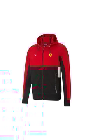 Sweat à capuche Scuderia Ferrari Race - Rouge et noir