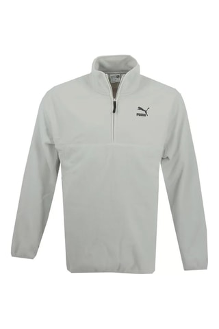 Sweat Puma Half Zip Blanc