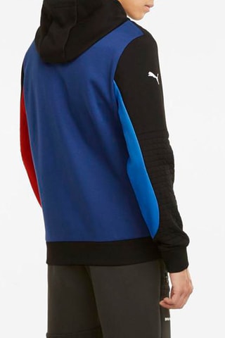 Sweat à capuche BMW Motorsport - Noir et bleu