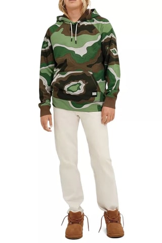 Sweat à capuche Terrance Hoodie Topo - Vert et kaki