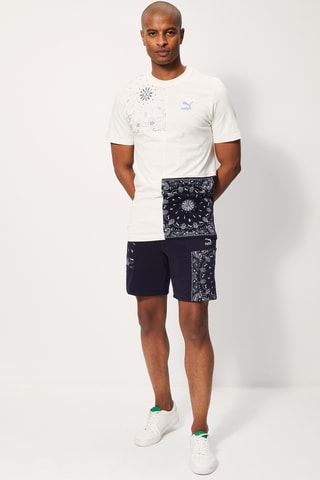 Short Paisley - Bleu marine