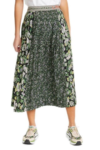 Jupe plissée fleurie Puma x Liberty Vert