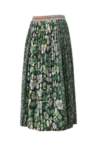 Jupe plissée fleurie Puma x Liberty Vert