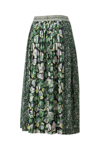 Jupe plissée fleurie Puma x Liberty Vert