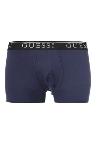 3 boxers - Bleu marine et violet