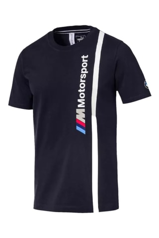 T-shirt BMW Motorsport - Bleu marine et blanc
