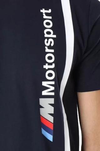 T-shirt BMW Motorsport - Bleu marine et blanc