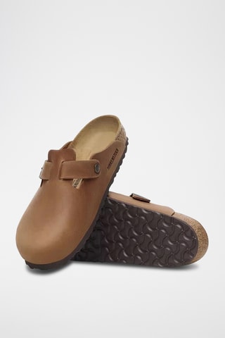 Mules en nubuck Boston - Camel