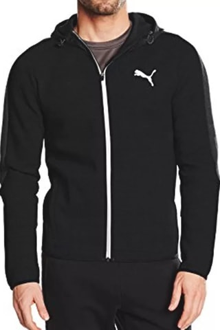 Sweat à capuche Evostripe - Noir